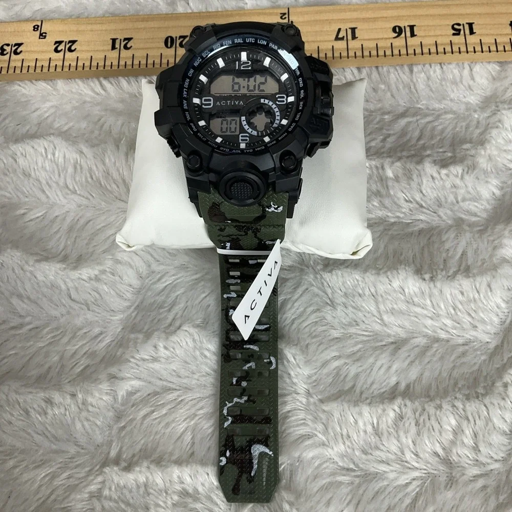 Invicta Activa Endurance X Mens Digital Mens Green/Black 54.5mm Sports Watch NIB